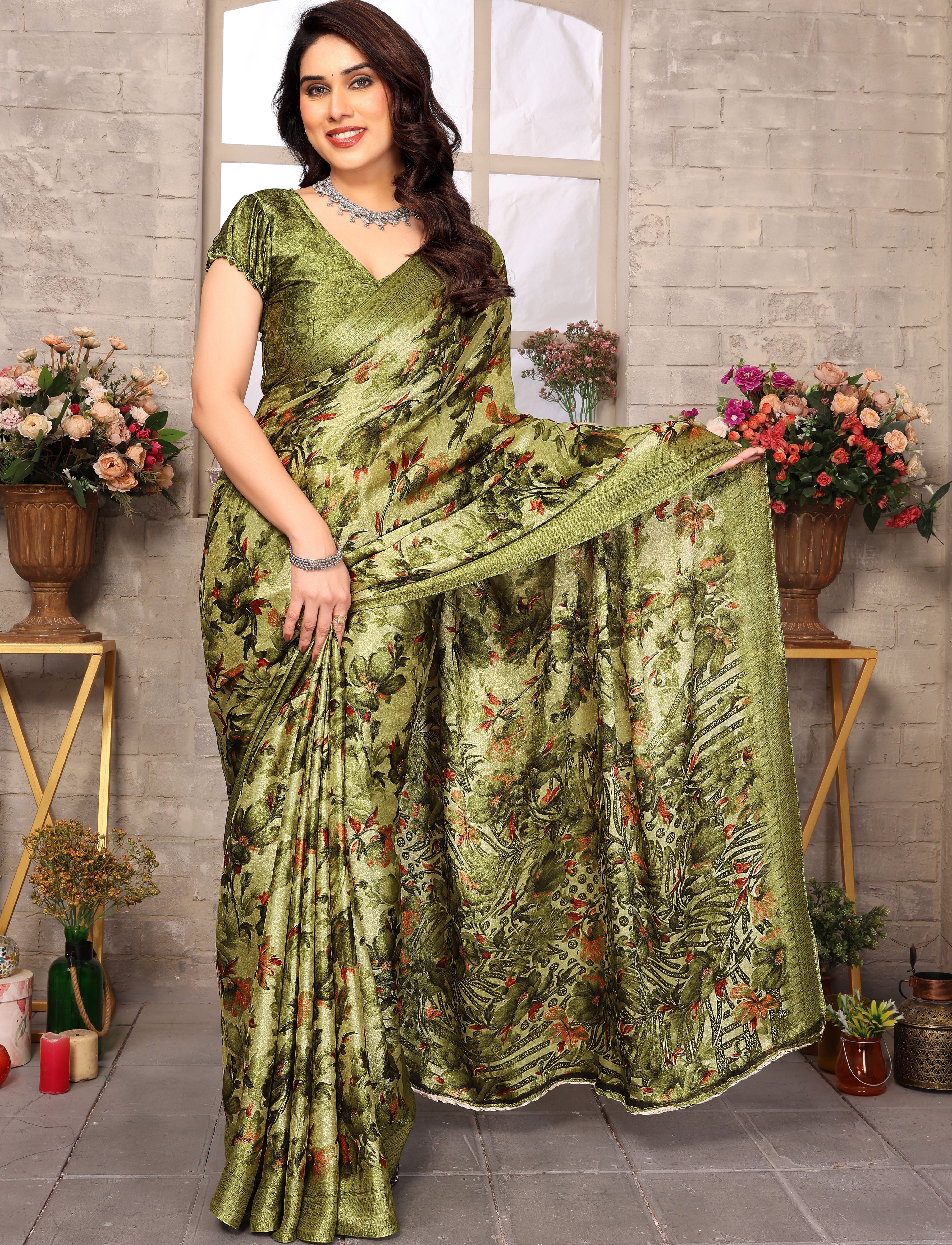 Luxury Printed Chiffon Saree Collection 2026