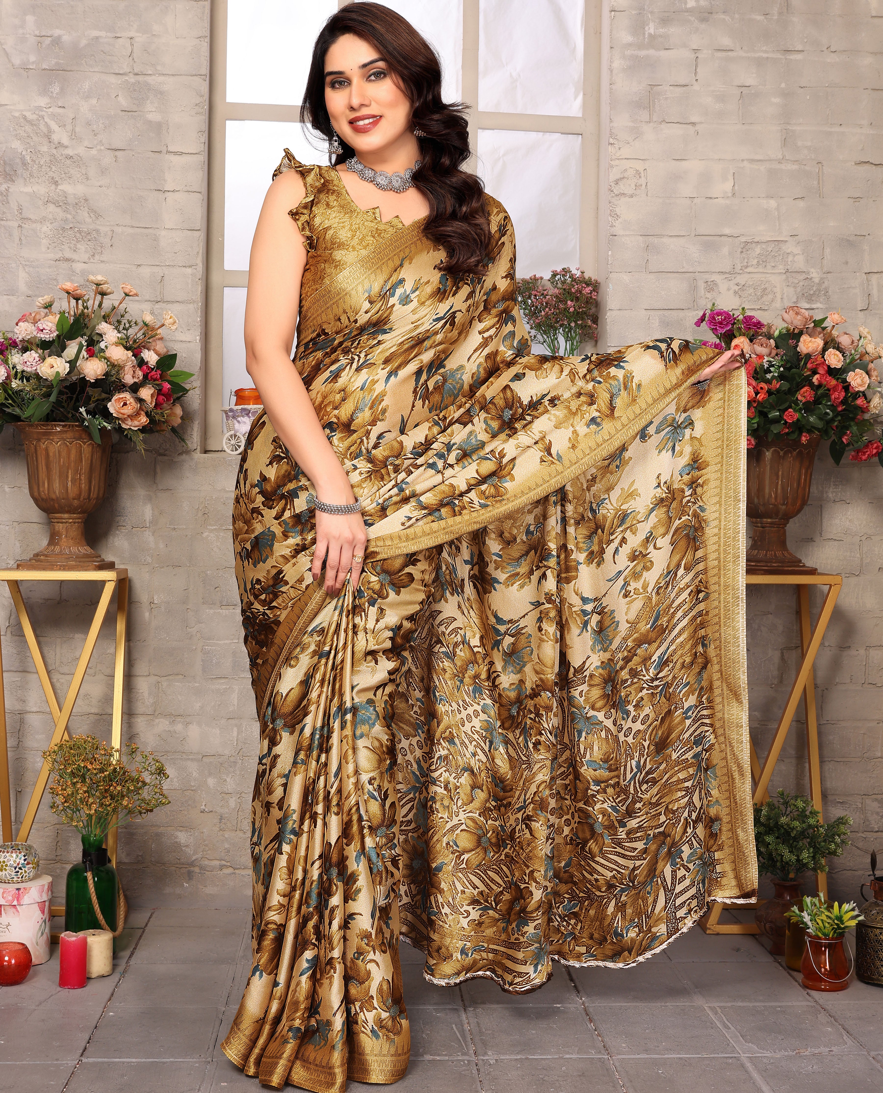 Luxury Printed Chiffon Saree Collection 2026