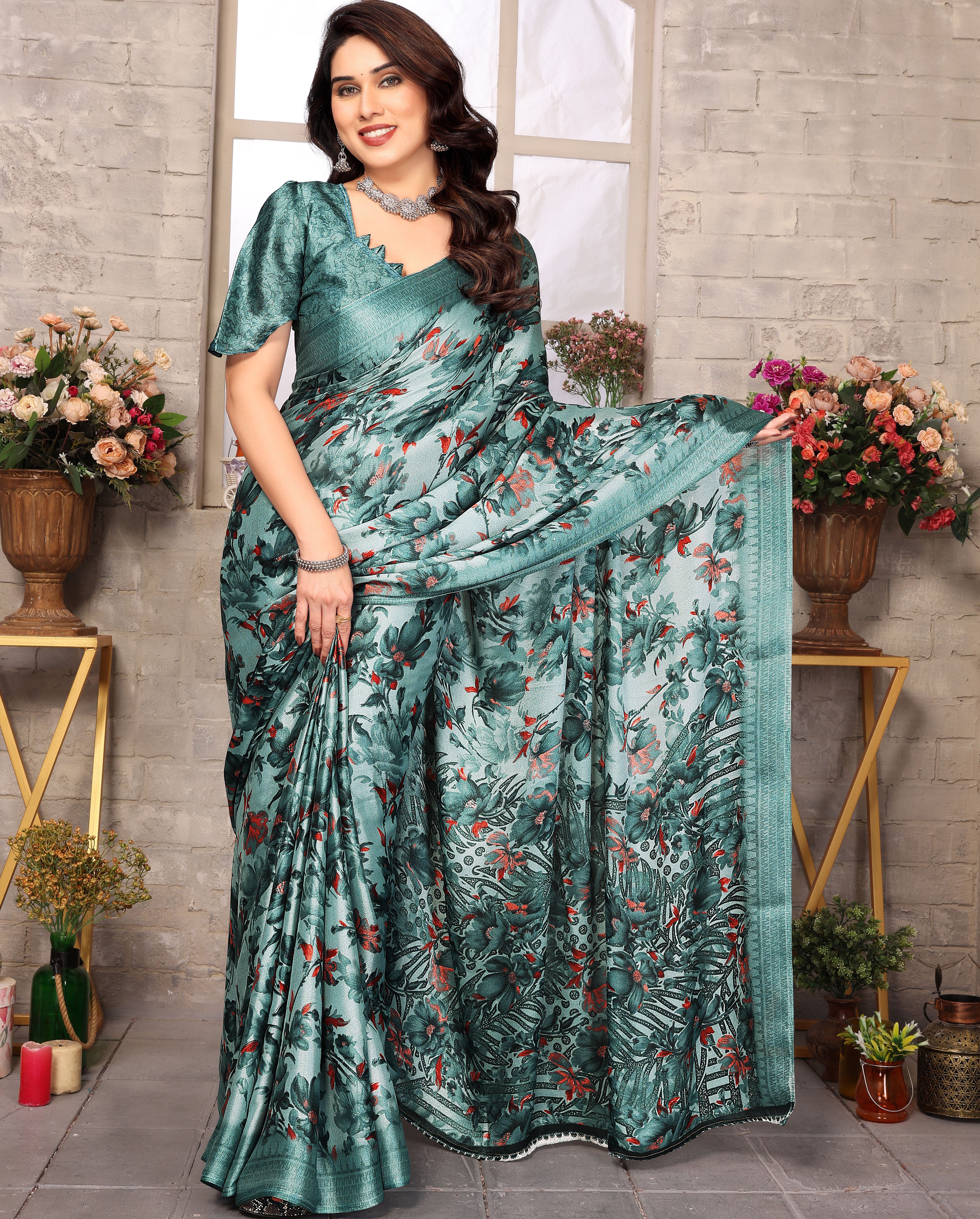 Luxury Printed Chiffon Saree Collection 2026